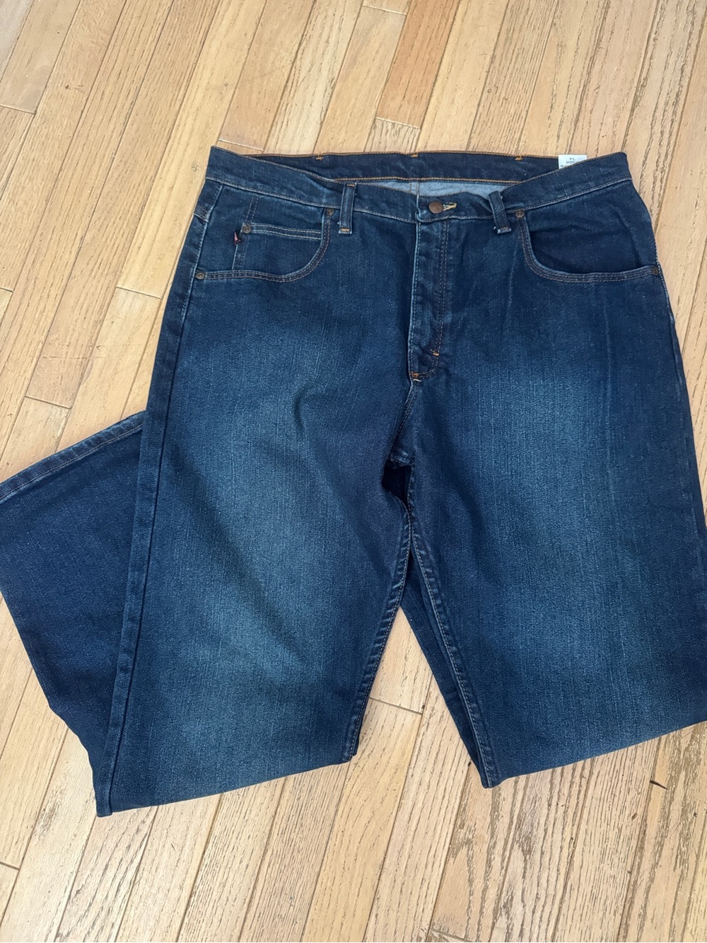 Red Kap Dura-Kap Flex Work Jeans Men 38x32 New With Tags Indigo Blue
